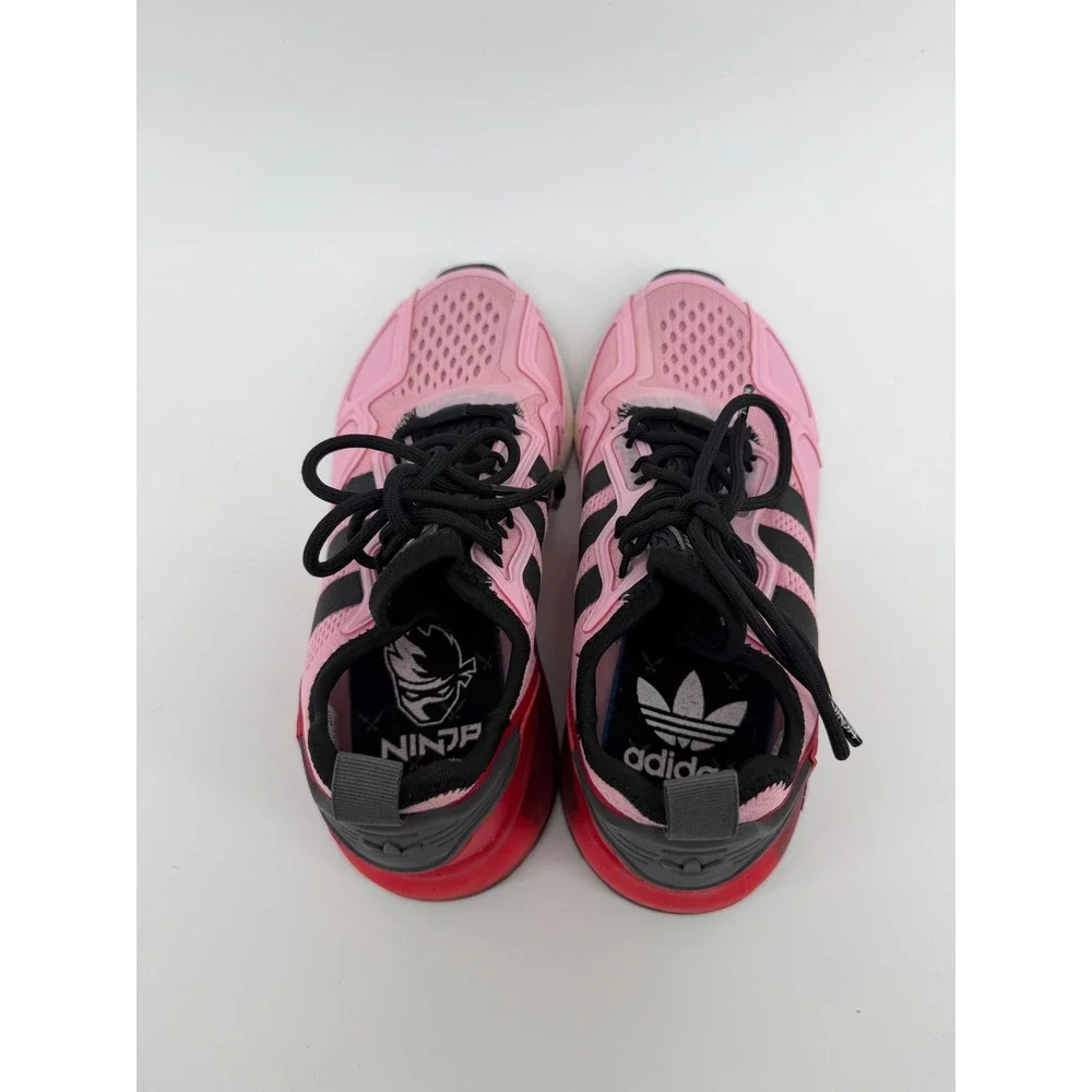 Adidas Ninja ZX 2K Boost True Pink Core Black Scarlet FZ0454 Mens 4 Womens 5.5